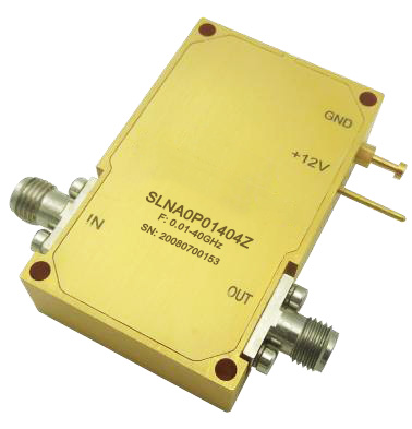 Low Noise Amplifier, 0.01 to 40GHz, 30dB, 2.92mm(f)