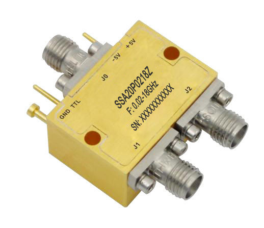 Coaxial Switch, 0.02 to 18GHz, SP2T