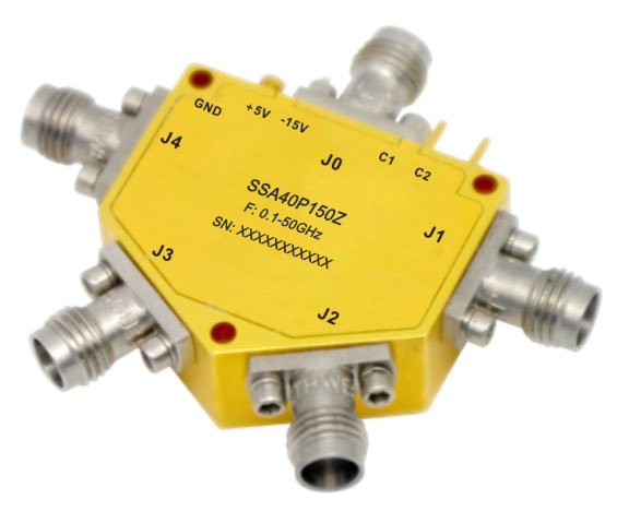 Coaxial Switch, 0.1 to 50GHz, SP4T