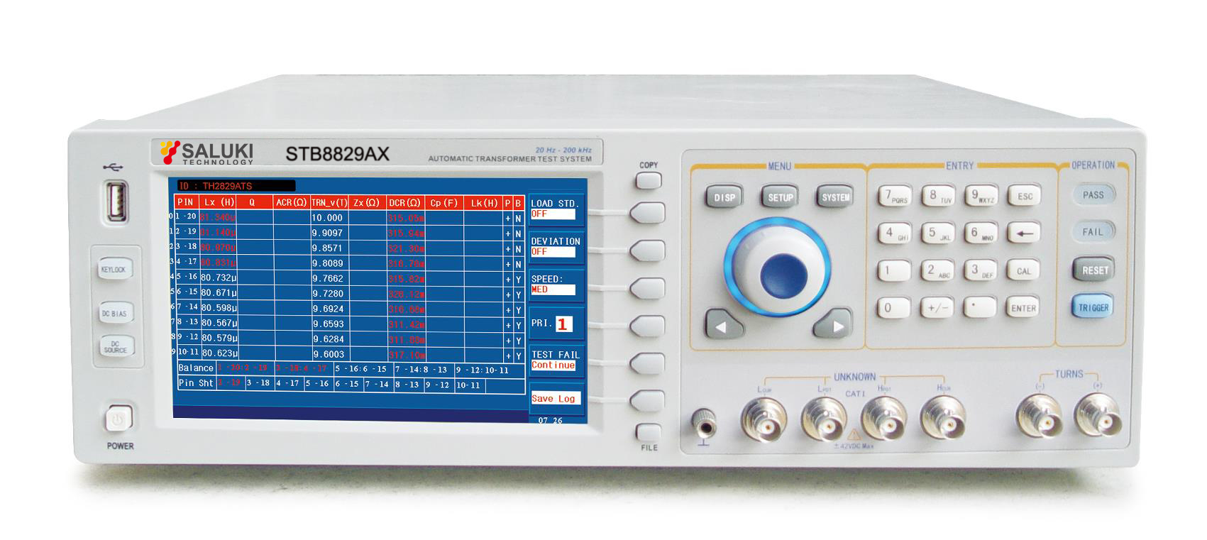 STB8829 Series Automatic Transformer Test system