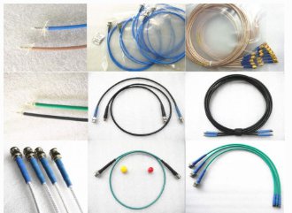 RF test cables and RF connectors